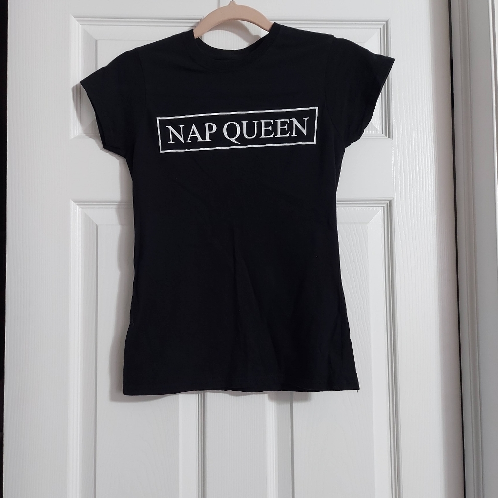 Nap queen black tshirt